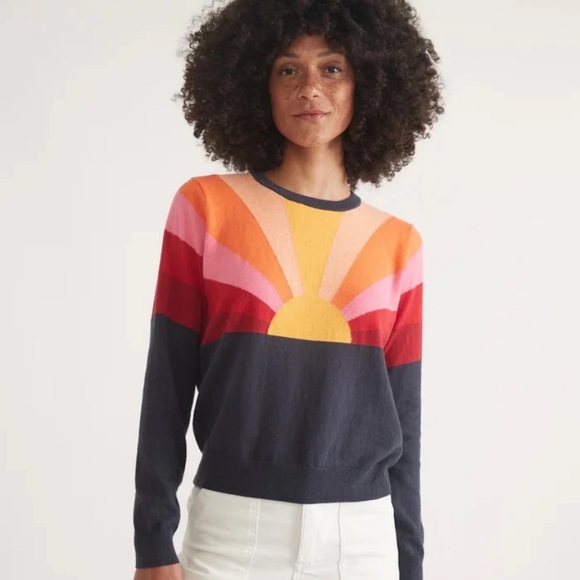 Marine Layer Sunset Icon Sweater Extra Small - Picture 2 of 8